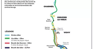 Voie verte de Saint-Yorre à Billy - Via Allier