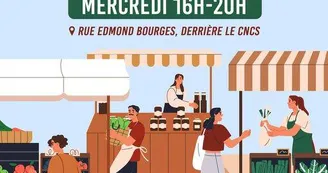 Marché du mercredi à la Madeleine