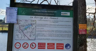 Plan d'eau du barrage des Gannes