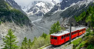 Mer de Glace et train du Montenvers