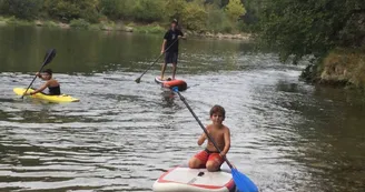 Paddle avec la petite Mer