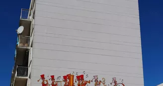 Mur peint "Le Défilé" Mur peint "Le Défilé"