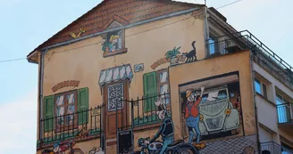 Mur peint "Un samedi à Malakoff" Mur peint "Un samedi à Malakoff"