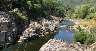 Parcours aventure "Aquarock Aventure"