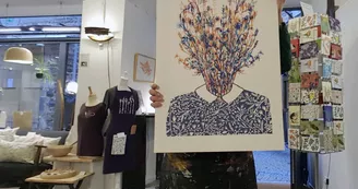 La Vitrine Flow - Atelier de sérigraphie artisanale - Florie Keller