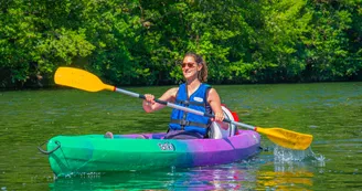 Canoë - Kayak de Châmes à St Martin d'Ardèche - 24 km / 1 jour avec Acqua Bateaux