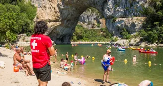 Plage du Pont d'Arc Plage du Pont d'Arc