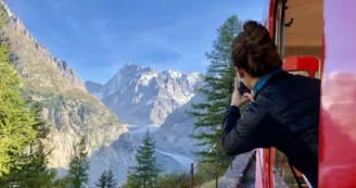 Mer de Glace et train du Montenvers Mer de Glace et train du Montenvers