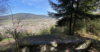 Point de vue du banc de pierre