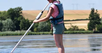 Paddle au plan d'eau de Mezieres-Ecluzelles