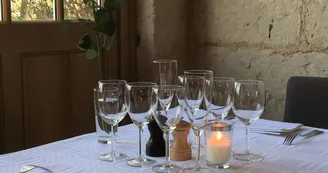 Table de Saint Valentin restaurant Le Plessis