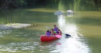 Balade en canoë sur le Luy