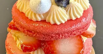 2024 - STJUS - Boulangerie Labat - Macaron fraises - ©Boulangerie Labat - TR