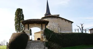 Eglise de Saint-Aubin porte Eglise de Saint-Aubin porte