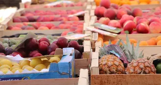 Marché Mugron - fruits