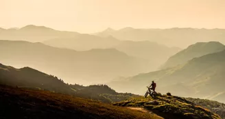 VTT avec vue à La Pierre Saint-Martin