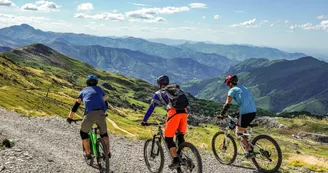 VTT Enduro départ de l'Arlas