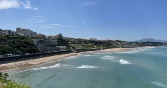 Plage de la Côte des Basques -Biarritz - Vue Plage de la Côte des Basques -Biarritz - Vue