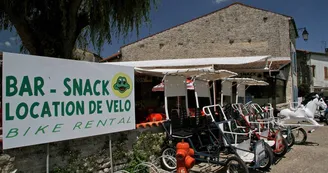 Location de vélos aussi !