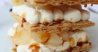 Millefeuille à la poire