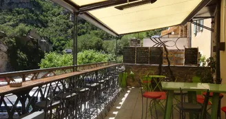 Terrasse à l'etage