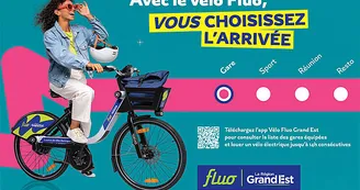 Velo fluo en gare de Haute-Marne