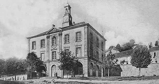 Carte postale de l'Hôtel de Ville de Montigny-le-Roi