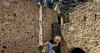 Visite des remparts, unesco, Villefranche de Conflent, plus beau village de France
