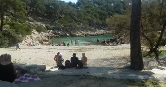 Plage calanque Port Pin