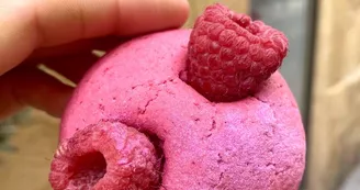 Mookie à la rose et framboise