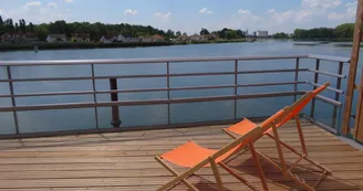 Terrasse sur la Saône